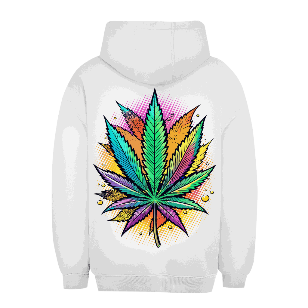Unisex Oversize Hoodie - Art Print Weed Leaf | Division420®
