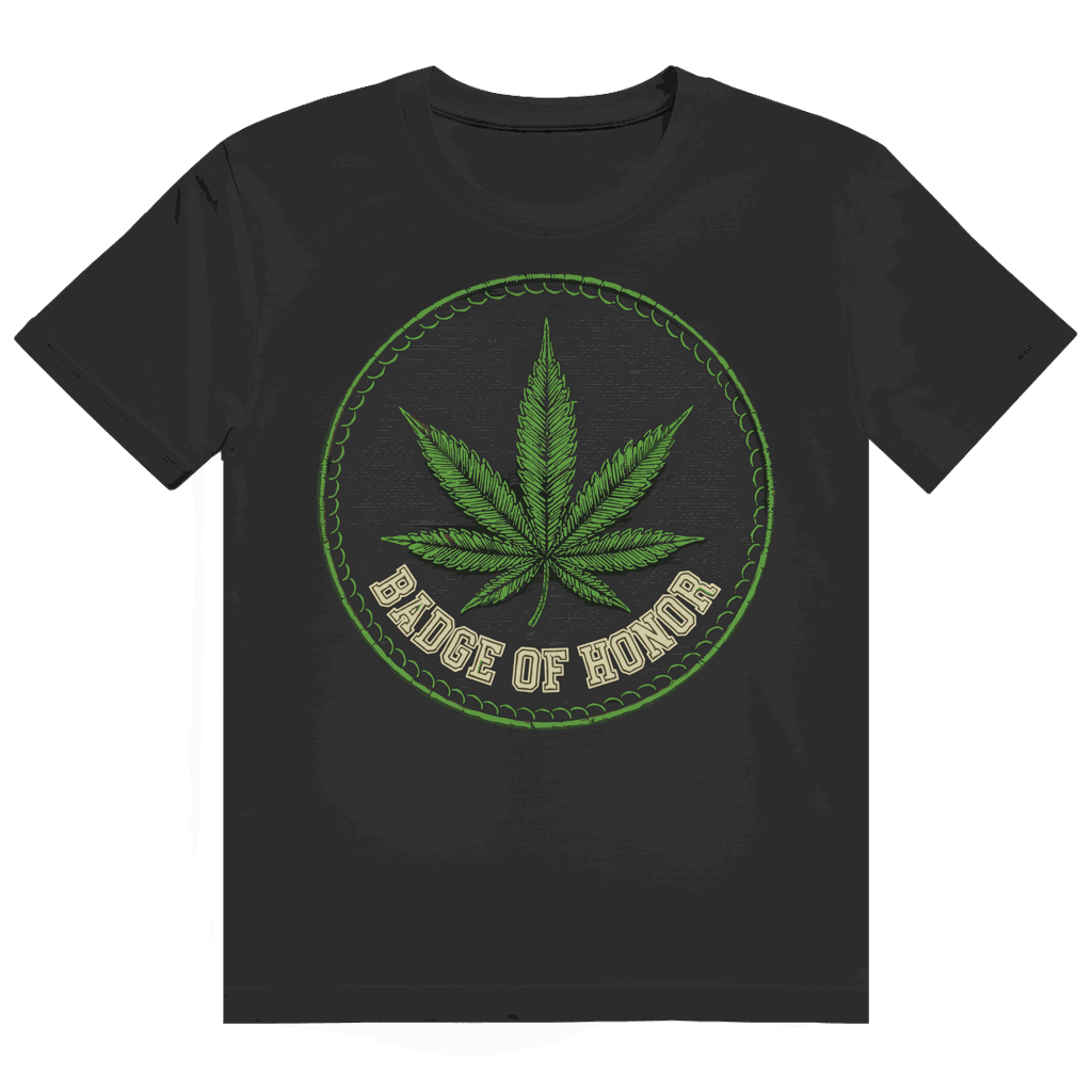 Heavy Cotton T-Shirt - Badge of Honor | Division420®