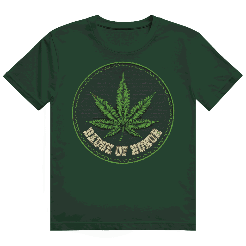 Heavy Cotton T-Shirt - Badge of Honor | Division420®