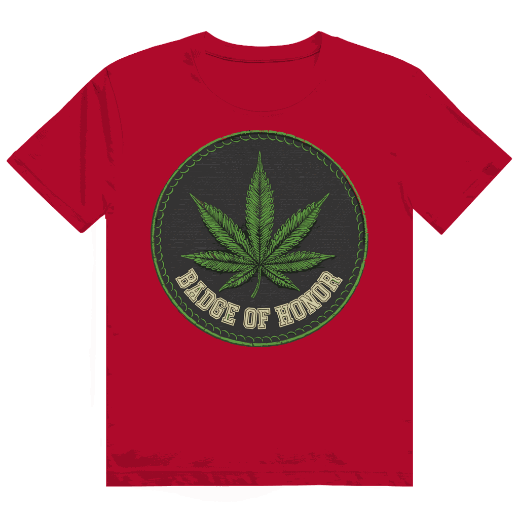 Heavy Cotton T-Shirt - Badge of Honor | Division420®