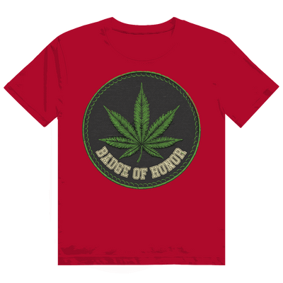 Heavy Cotton T-Shirt - Badge of Honor | Division420®