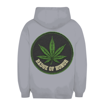 Unisex Oversize Hoodie von Division420 mit Badge of Honor, urbaner Style und nachhaltige Materialien