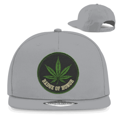 Division420 Snapback Cap Badge of Honor aus Baumwoll-Twill mit Retro-Snapback und urbanem 5-Panel Design