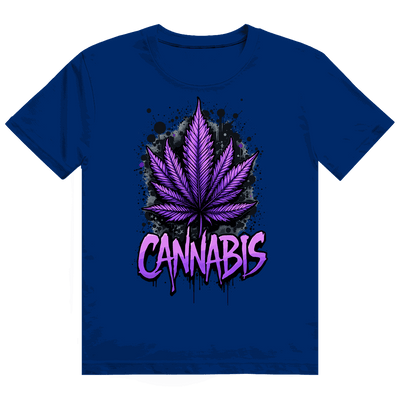 Heavy Cotton T-Shirt - Cannabis Leaf Art Print | Division420®