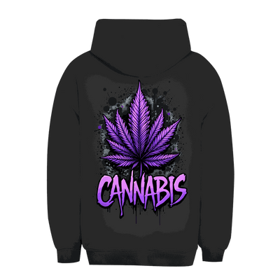Unisex Oversize Hoodie - Cannabis Leaf Art Print | Division420®