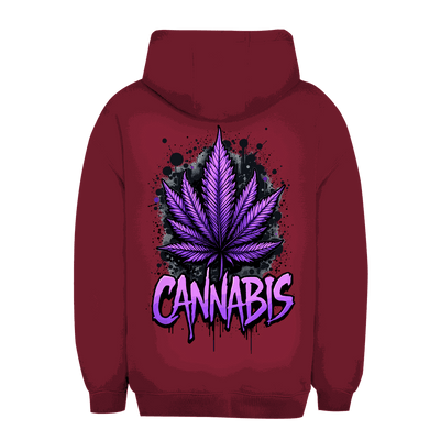 Unisex Oversize Hoodie - Cannabis Leaf Art Print | Division420®