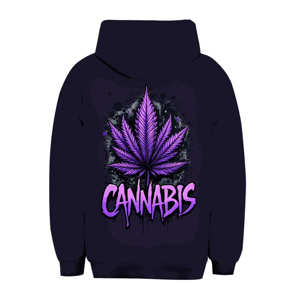 Unisex Oversize Hoodie - Cannabis Leaf Art Print | Division420®