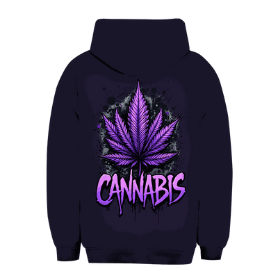 Unisex Oversize Hoodie - Cannabis Leaf Art Print | Division420®