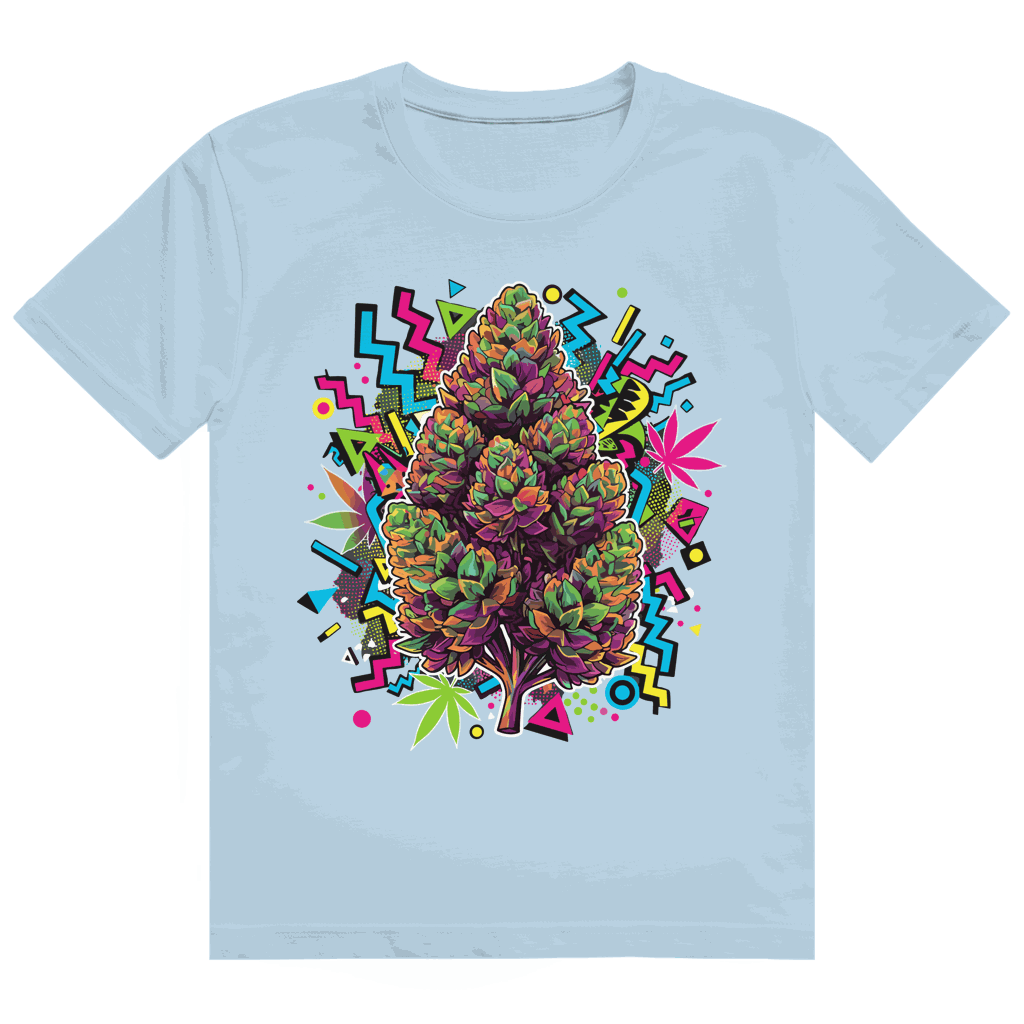 Heavy Cotton T-Shirt - Cannabis Pop Art Print | Division420®