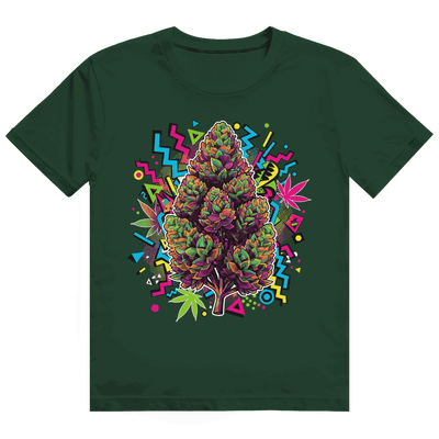 Heavy Cotton T-Shirt - Cannabis Pop Art Print | Division420®