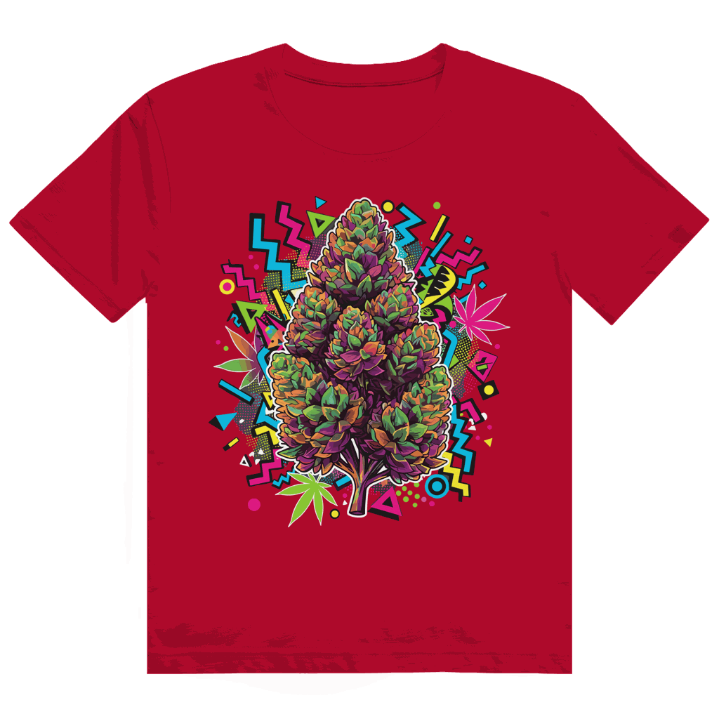 Heavy Cotton T-Shirt - Cannabis Pop Art Print | Division420®