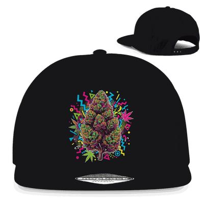 Snapback Rapper Cap - Cannabis Pop Art Print | Division420®