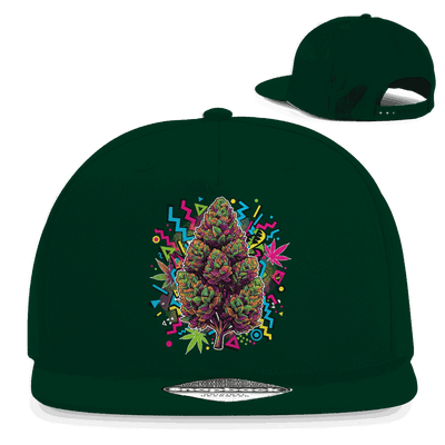 Snapback Rapper Cap - Cannabis Pop Art Print | Division420®
