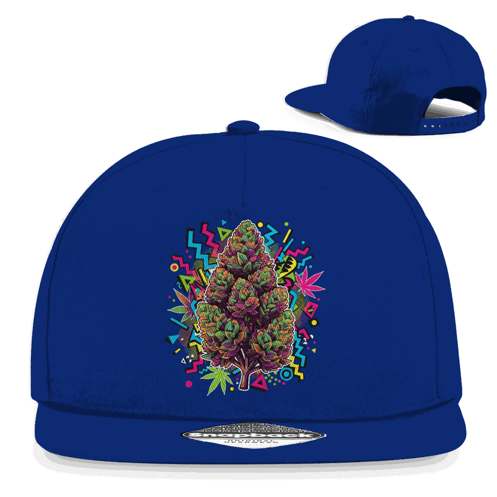 Snapback Rapper Cap - Cannabis Pop Art Print | Division420®