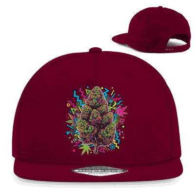 Snapback Rapper Cap - Cannabis Pop Art Print | Division420®