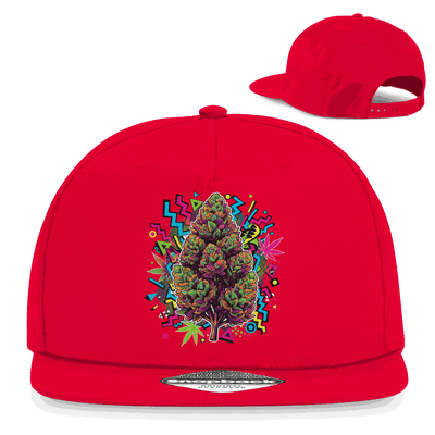 Snapback Rapper Cap - Cannabis Pop Art Print | Division420®