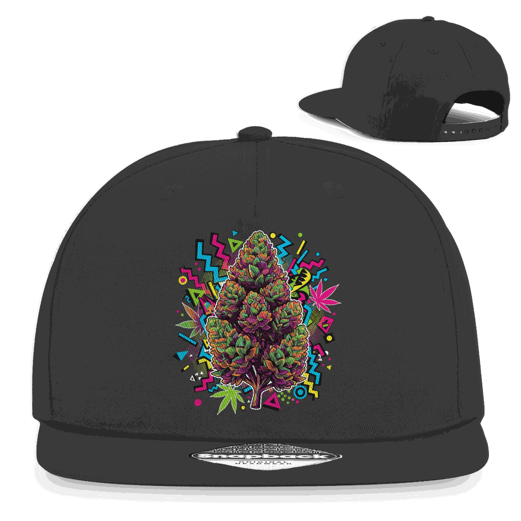 Snapback Rapper Cap - Cannabis Pop Art Print | Division420®