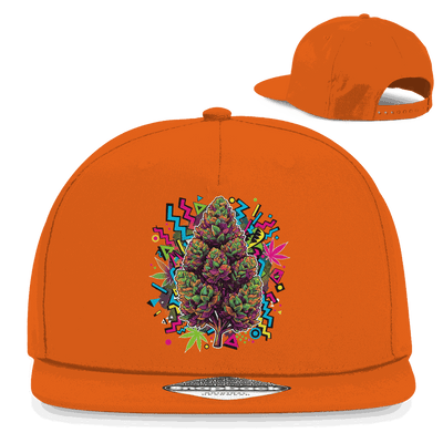 Snapback Rapper Cap - Cannabis Pop Art Print | Division420®