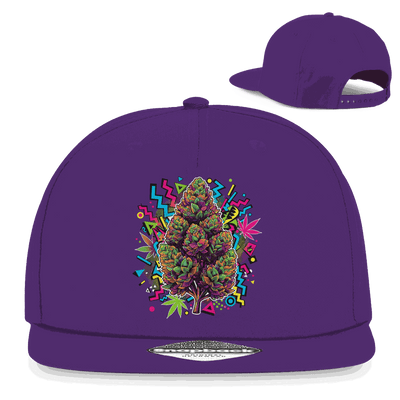 Snapback Rapper Cap - Cannabis Pop Art Print | Division420®