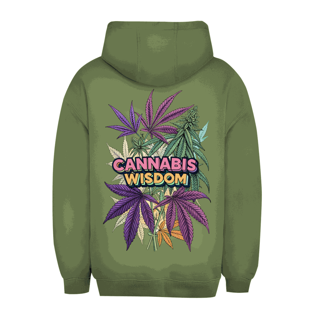 Unisex Oversize Hoodie - Cannabis Wisdom | Division420®