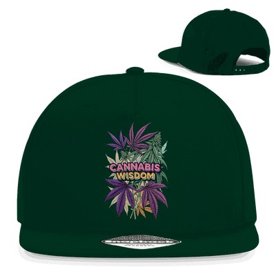 Snapback Rapper Cap - Cannabis Wisdom | Division420®