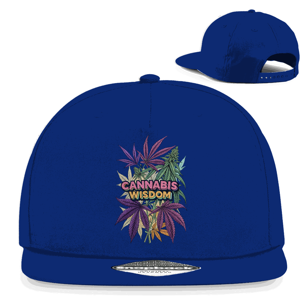 Snapback Rapper Cap - Cannabis Wisdom | Division420®