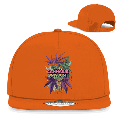 Snapback Rapper Cap - Cannabis Wisdom | Division420®