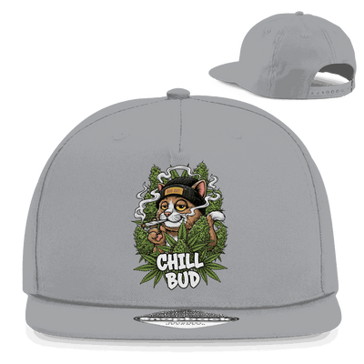 Division420 Snapback Cap Chill Bud aus Baumwoll-Twill mit flachem Schirm und Retro-Snapbackverschluss