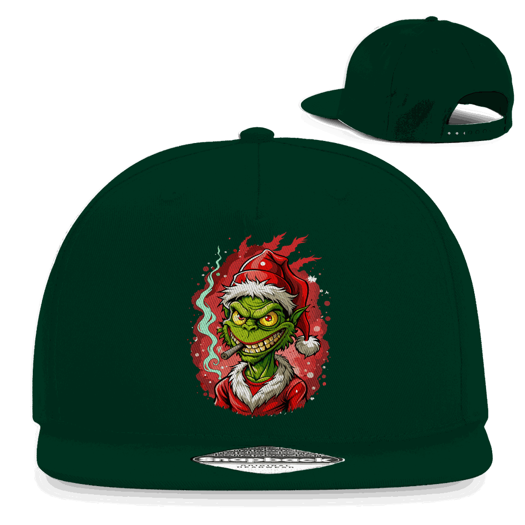 Snapback Rapper Cap - Christmas Grinch | Division420®