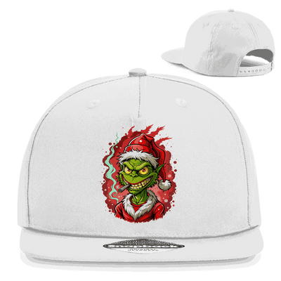 Division420 Snapback Cap Christmas Grinch flaches Schirm 5-Panel Baumwoll-Twill Streetwear Style