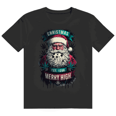 Heavy Cotton T-Shirt - Christmas Merry High | Division420®