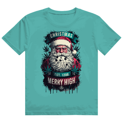 Heavy Cotton T-Shirt - Christmas Merry High | Division420®