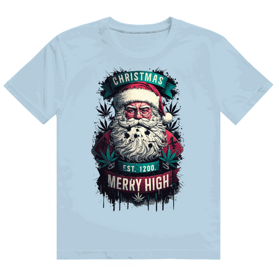 Heavy Cotton T-Shirt - Christmas Merry High | Division420®