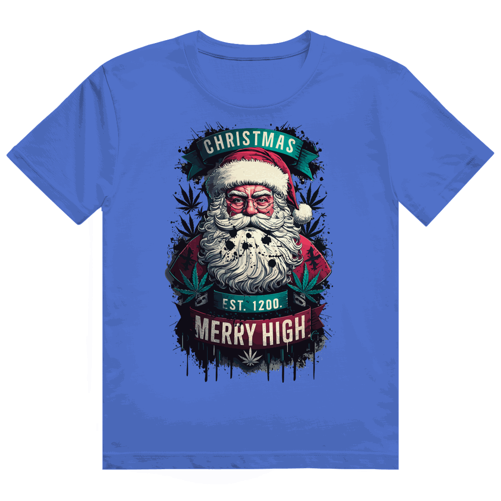 Heavy Cotton T-Shirt - Christmas Merry High | Division420®