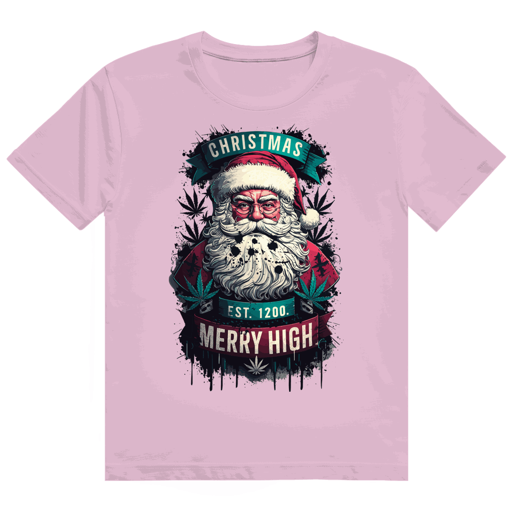 Heavy Cotton T-Shirt - Christmas Merry High | Division420®