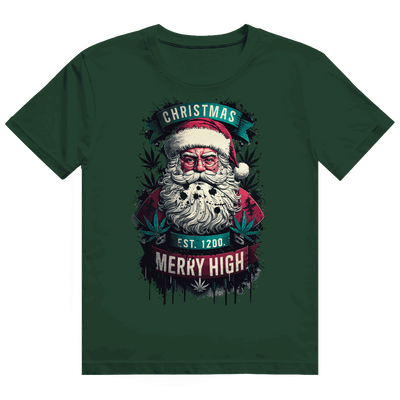Heavy Cotton T-Shirt - Christmas Merry High | Division420®