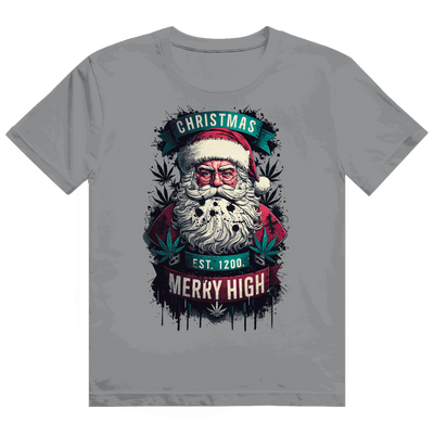 Heavy Cotton T-Shirt - Christmas Merry High | Division420®