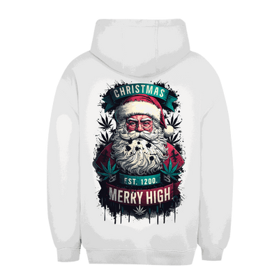 Unisex Oversize Hoodie von Division420 mit nachhaltigem Weihnachtsdesign und Urban Style
