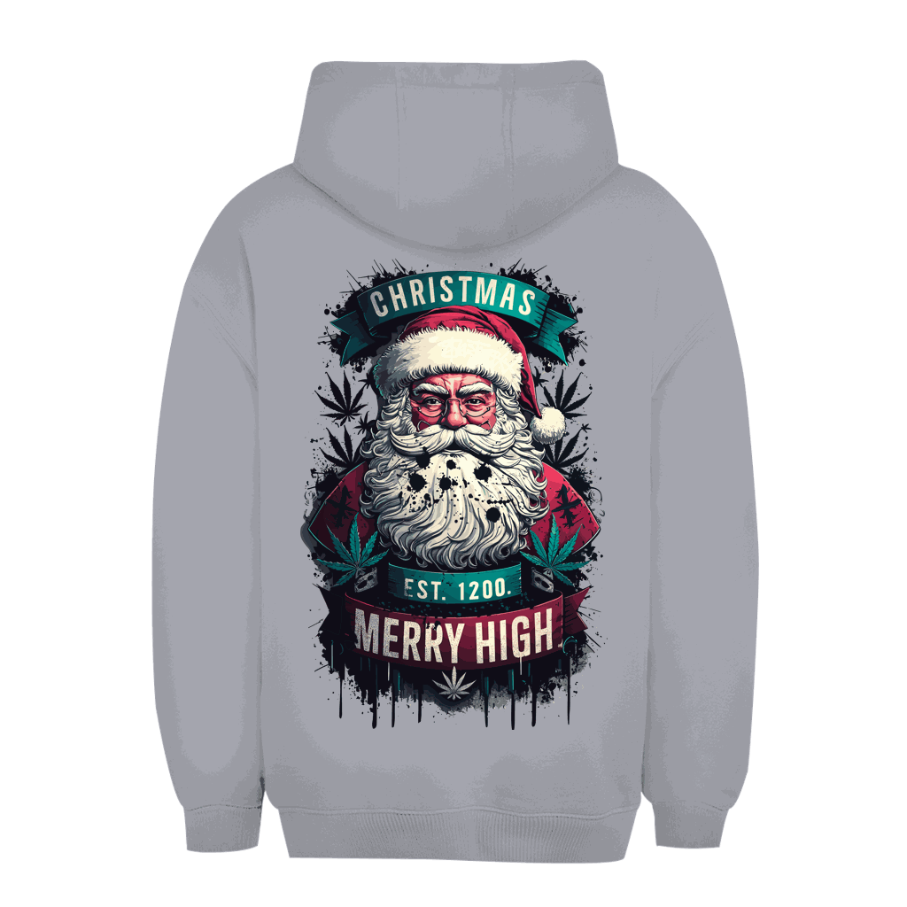 Unisex Oversize Hoodie - Christmas Merry High | Division420®
