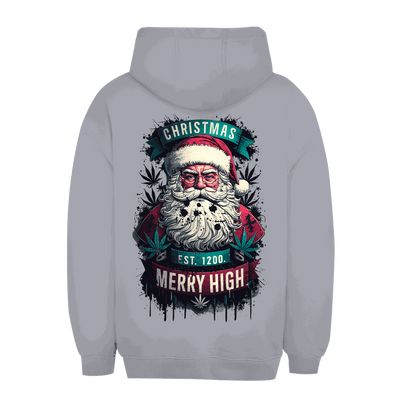 Unisex Oversize Hoodie - Christmas Merry High | Division420®