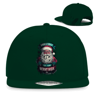 Snapback Rapper Cap - Christmas Merry High | Division420®