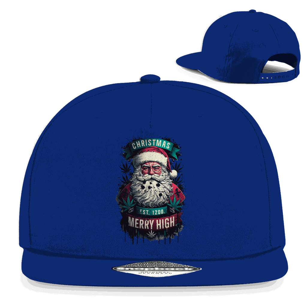 Snapback Rapper Cap - Christmas Merry High | Division420®