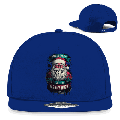 Snapback Rapper Cap - Christmas Merry High | Division420®