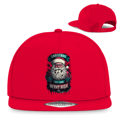 Snapback Rapper Cap - Christmas Merry High | Division420®