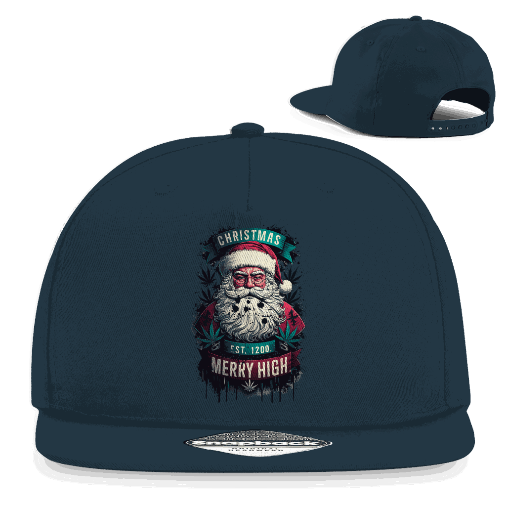 Snapback Rapper Cap - Christmas Merry High | Division420®