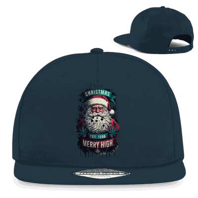 Snapback Rapper Cap - Christmas Merry High | Division420®