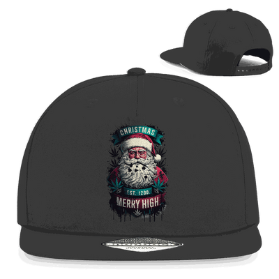 Snapback Rapper Cap - Christmas Merry High | Division420®