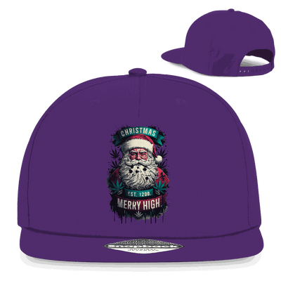 Snapback Rapper Cap - Christmas Merry High | Division420®