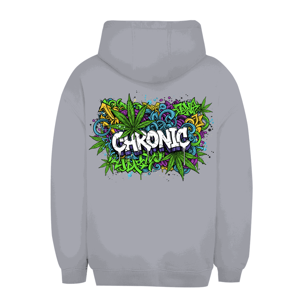 Unisex Oversize Hoodie von Division420 in urbanem Stil mit Kapuze und Kängurutasche