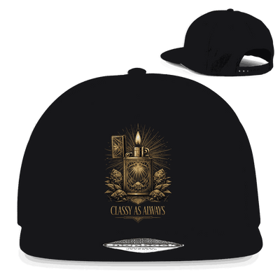 Division420 Snapback Cap aus Baumwoll-Twill mit flachem Schirm und Retro Snapback-Verschluss